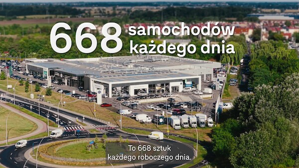 Centrum Dystrybucyjne Volkswagen Group Polska - napisy