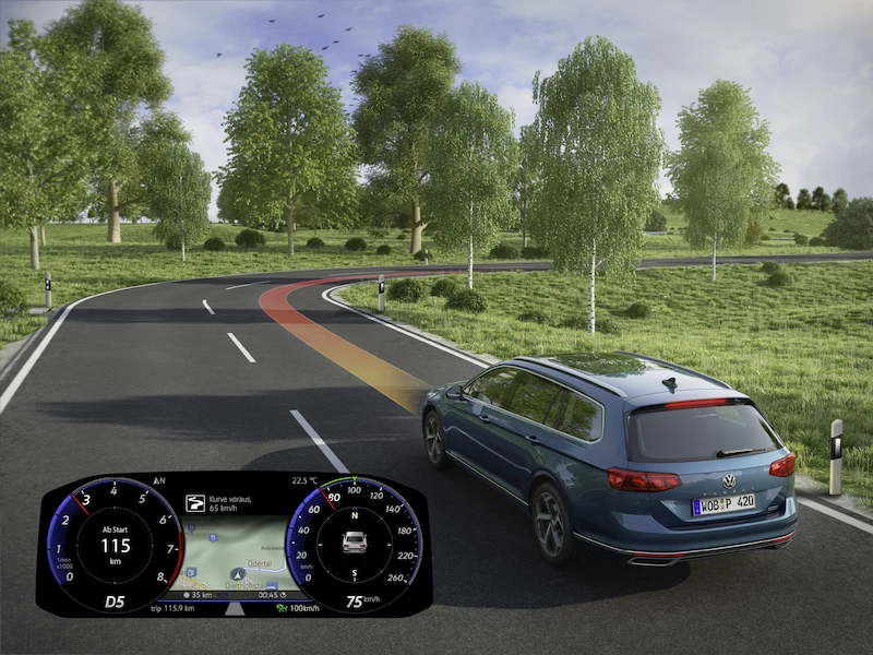 Premiera podczas Salonu Genewskiego: Nowy Passat* jako pierwszy Volkswagen będzie mógł poruszać się częściowo automatycznie przy wyższych prędkościach - 80.