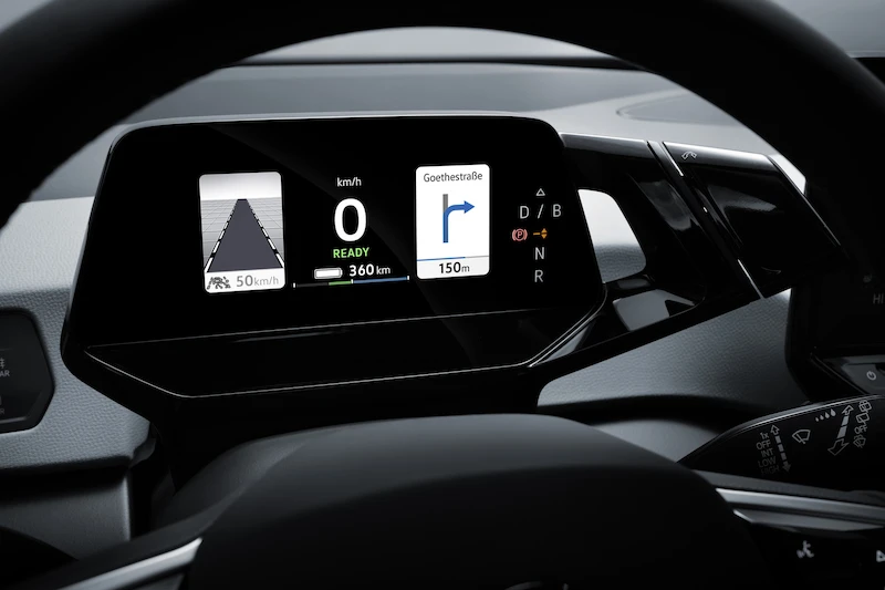 Elektryczny Volkswagen ID.3 potrafi komunikować się z kierowcą i otoczeniem za pomocą świateł - 5.