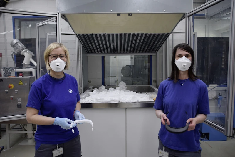 Koronawirus: Volkswagen produkuje osłony chroniące twarz techniką druku 3D - 1.