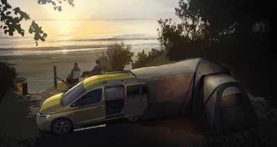Spanie pod gwiazdami: Volkswagen Samochody Dostawcze prezentuje pierwsze rysunki... - galeria