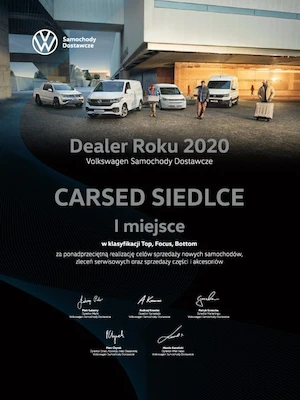 Rozstrzygnięcie konkursu „Dealer Roku 2020” marki Volkswagen Samochody Dostawcze - galeria