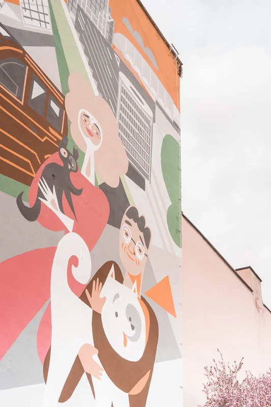 Nowy Volkswagen Caddy, Poznań i inspirujący sposób komunikacji - w centrum Poznania powstał mural marki Volkswagen Samochody Dostawcze - 3.