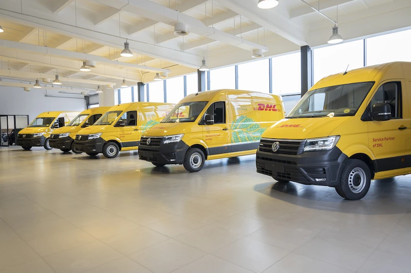 Elektryczne Volkswageny Craftery dla DHL Express - 1.
