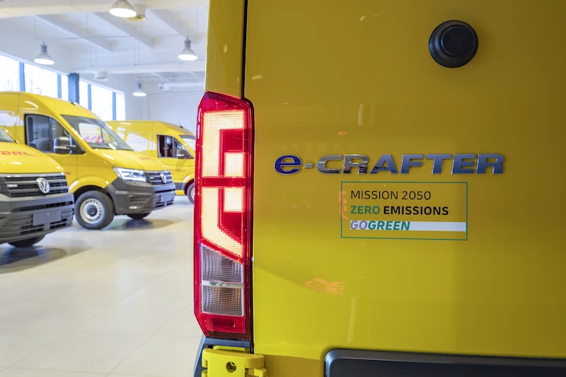 Elektryczne Volkswageny Craftery dla DHL Express - 7.