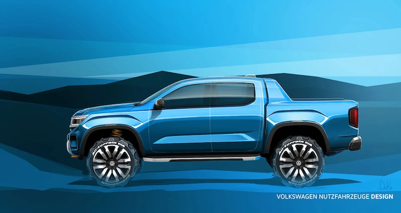 Nowy Amarok: inspirujący design nowego pick-upa marki Volkswagen Samochody Dostawcze - 1.