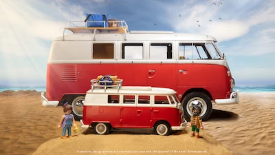 Volkswagen Bulli dla dzieci i kolekcjonerów - wersja Playmobil i z klocków LEGO - galeria
