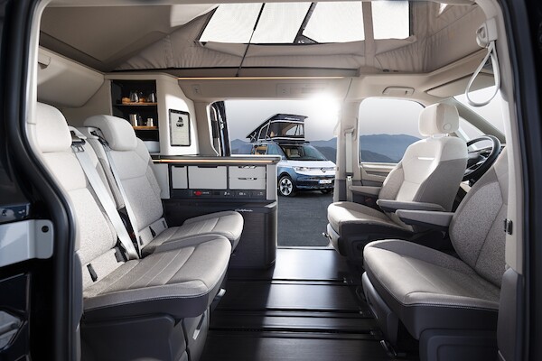 Światowa premiera nowej Californii CONCEPT: bliski produkcyjnemu samochód koncepcyjny daje spojrzenie na przyszłość kampervanów