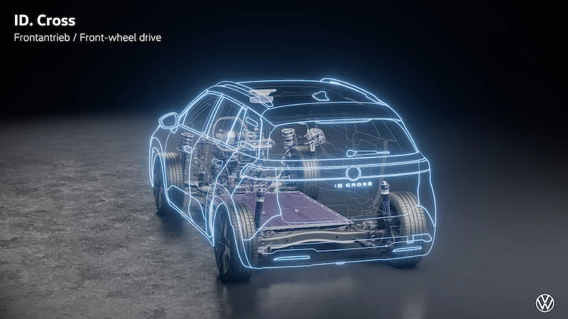 Pierwsze jazdy elektrycznym kompaktowym SUV-em Volkswagena: nowy ID. Cross na ulicach Amsterdamu - 32.