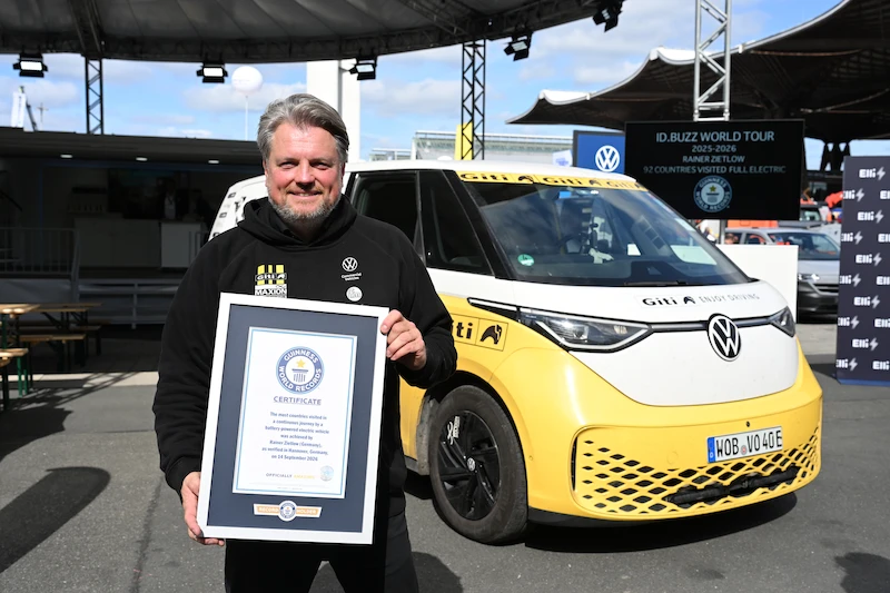 ID.Buzz Pro, 445 dni, 99 767 km bez awarii, 92 państwa i rekord Guinnessa  - 5.