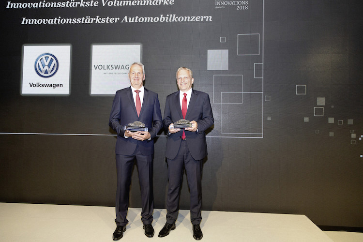 AutomotiveINNOVATIONS Award 2018:
Volkswagen najbardziej innowacyjną marką masową