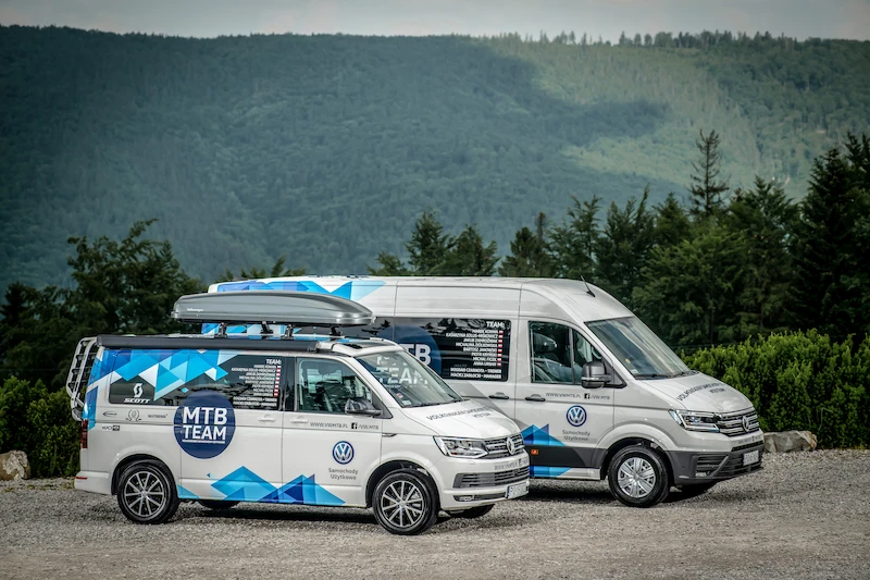 Volkswagen Samochody Użytkowe MTB Team – Crafterem i Californią po zwycięstwo