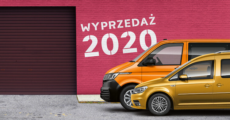 Volkswagen Samochody Dostawcze: wyprzedaż modeli rocznika 2020