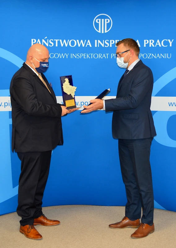 Volkswagen Poznań z tytułem Pracodawca Organizator Pracy Bezpiecznej - 2.