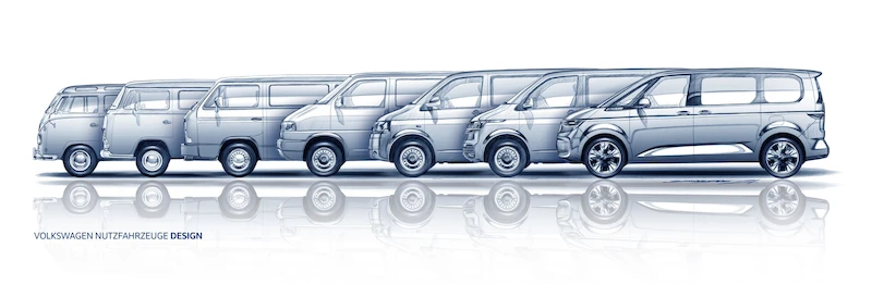 Odliczanie do światowej premiery rozpoczęte: Volkswagen Samochody Dostawcze pokazuje szkic nowego Multivana - 2.
