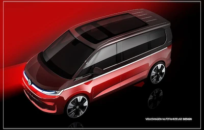 Odliczanie do światowej premiery rozpoczęte: Volkswagen Samochody Dostawcze pokazuje szkic...