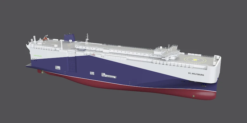 Grupa Volkswagen kontynuuje przejście na logistykę niskoemisyjną z flotą statków zasilanych gazem LNG - 2.