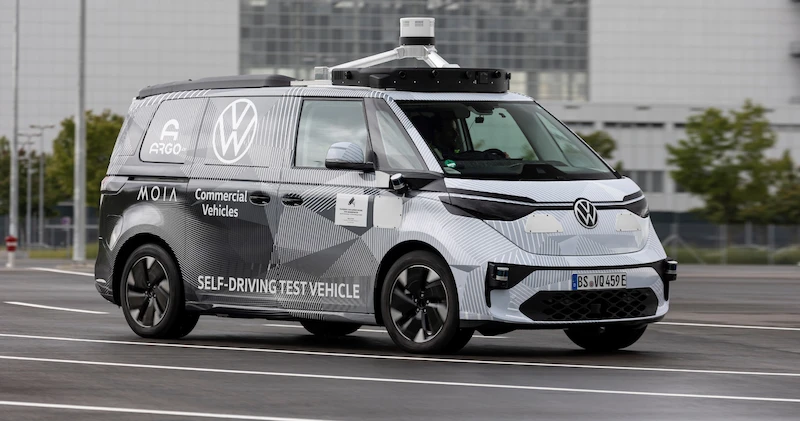 Volkswagen Samochody Dostawcze, Argo AI i MOIA prezentują po raz pierwszy prototyp Volkswagena ID.BUZZ z funkcją jazdy autonomicznej