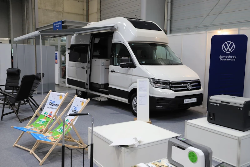 Wyprodukowany w zakładach Volkswagen Poznań - Volkswagen Grand California - na targach Caravans Salon 2021  - 7.