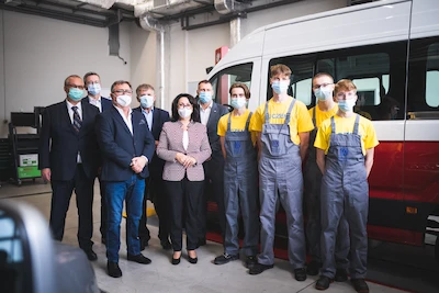 Kształcenie branżowe pod patronatem Volkswagen Poznań: Volkswagen Crafter dla... - galeria