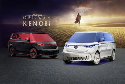 Volkswagen zaprezentował dwa specjalne egzemplarze ID. Buzza podczas imprezy Star Wars...