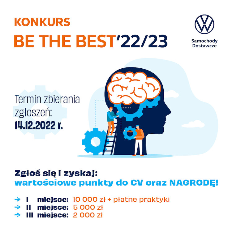 Ostatnia szansa dla studentów na udział w konkursie BE THE BEST Volkswagen Poznań