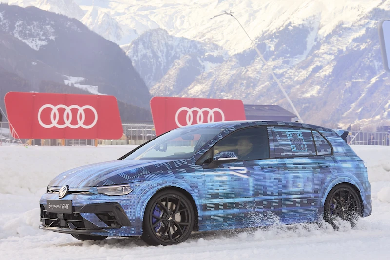 Volkswagen prezentuje przyszłego Golfa R podczas imprezy Ice Race w Zell am See - 3.