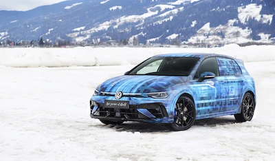 Volkswagen prezentuje przyszłego Golfa R podczas imprezy Ice Race w Zell am See - galeria