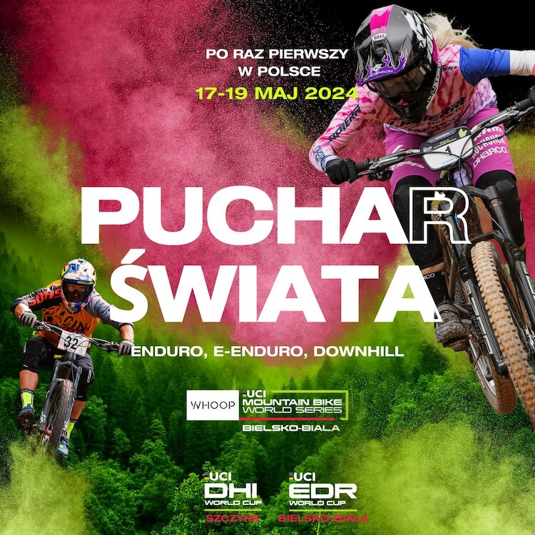 Downhill, Enduro i E-enduro: rowerowy Puchar Świata cyklu WHOOP UCI World Series po raz pierwszy w Polsce!