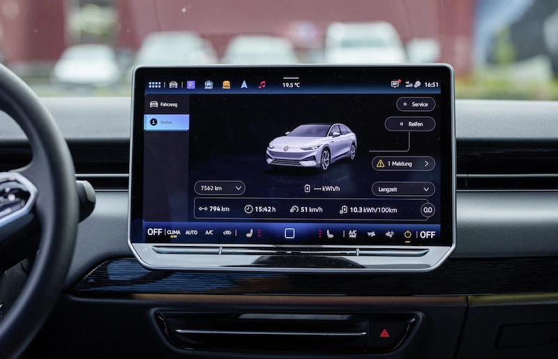Elektryczny Volkswagen ID.7 Pro S pokonał na jednym ładowaniu akumulatora dystans 794 km - 5.
