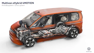 Volkswagen Multivan i California – idealne samochody elektryczne na co dzień, dzięki nowemu układowi hybrydowemu z napędem na cztery koła