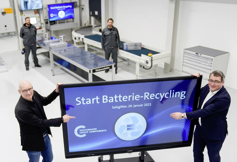 Volkswagen Group Components rozpoczyna recykling akumulatorów - 9.