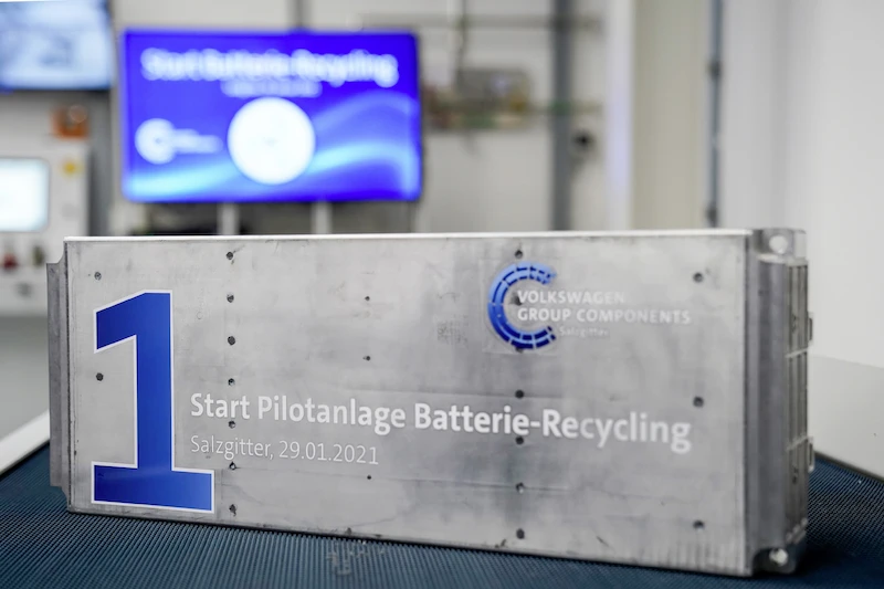 Volkswagen Group Components rozpoczyna recykling akumulatorów - 7.