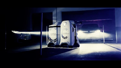 Mobilny robot ładujący – wizja automatycznego ładowania samochodów elektrycznych - galeria