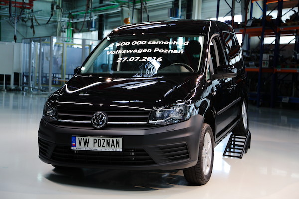 2.500.000 samochodów z fabryki Volkswagen Poznań