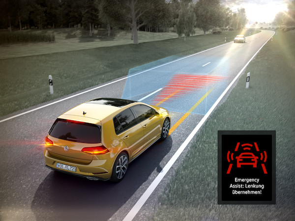 Nowy Volkswagen Golf - systemy asystujące