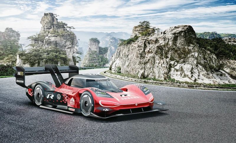 99 zastrzyków adrenaliny – Volkswagen ID.R na Tianmen Mountain Big Gate Road - 1.