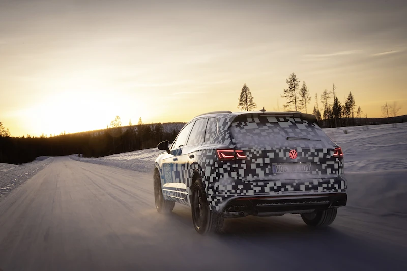 Ostatnie testy nowego Volkswagena Touarega na kole podbiegunowym - 18.