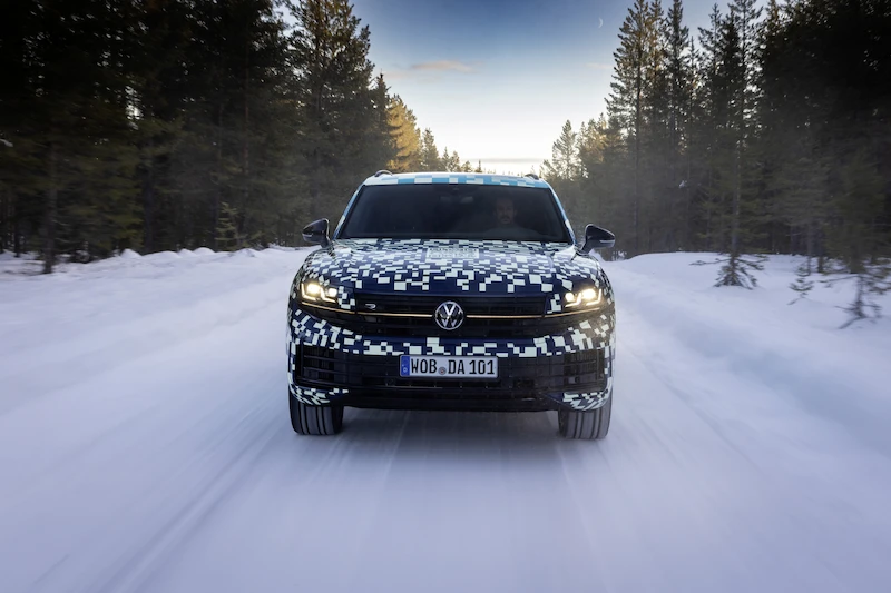 Ostatnie testy nowego Volkswagena Touarega na kole podbiegunowym - 10.