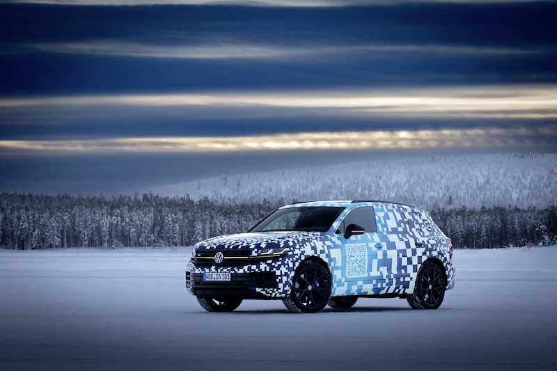 Ostatnie testy nowego Volkswagena Touarega na kole podbiegunowym - 16.