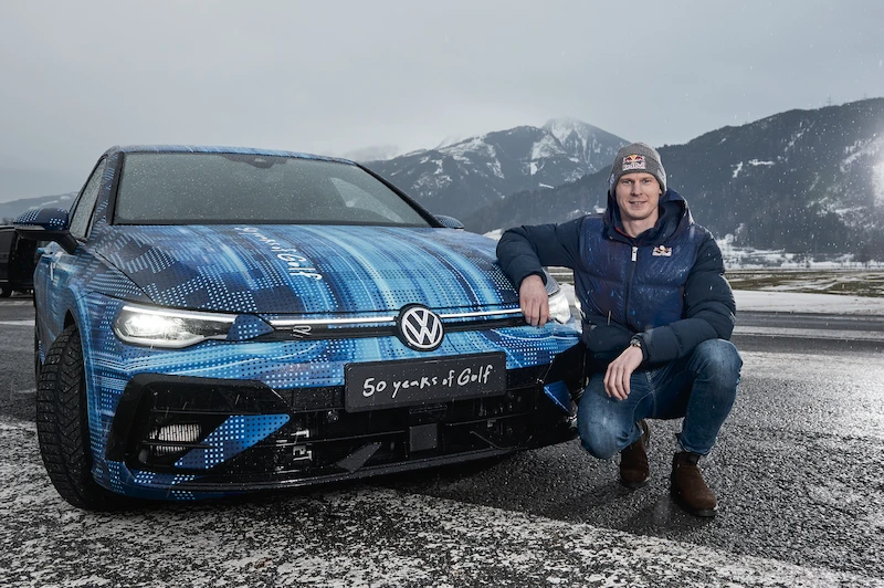 Volkswagen prezentuje przyszłego Golfa R podczas imprezy Ice Race w Zell am See - 5.