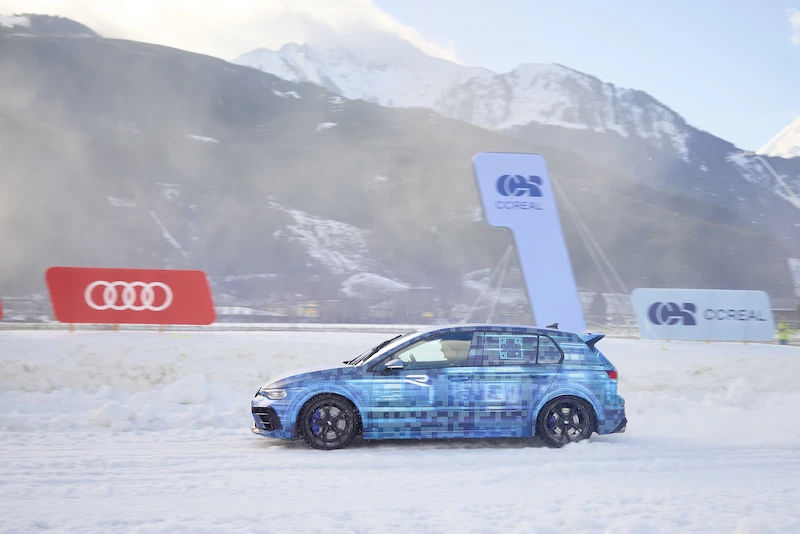 Volkswagen prezentuje przyszłego Golfa R podczas imprezy Ice Race w Zell am See - 2.