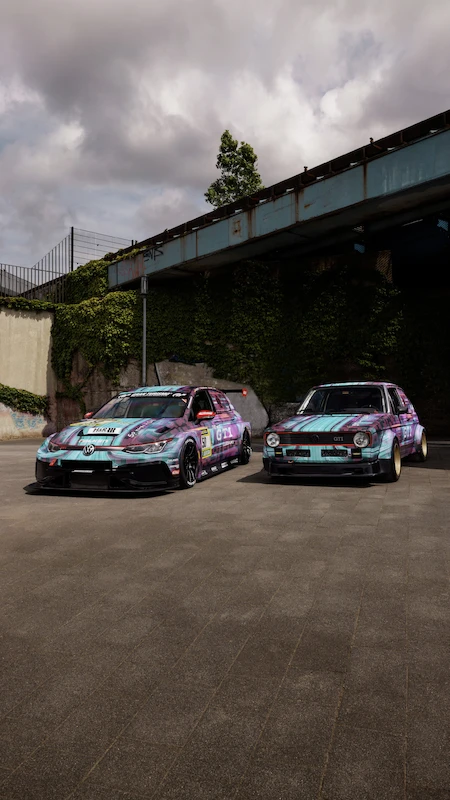 Volkswagen świętuje 50 lat Golfa podczas  24-godzinnego wyścigu na torze Nürburgring - 4.