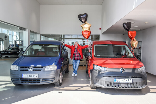 Wyprodukowany w Poznaniu Volkswagen Caddy z milionem kilometrów na liczniku