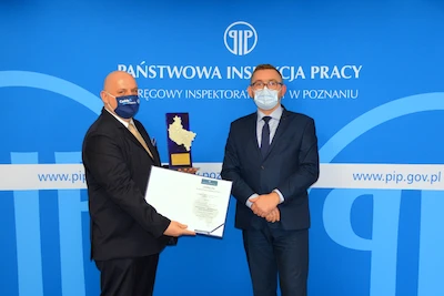 Volkswagen Poznań z tytułem Pracodawca Organizator Pracy Bezpiecznej - galeria