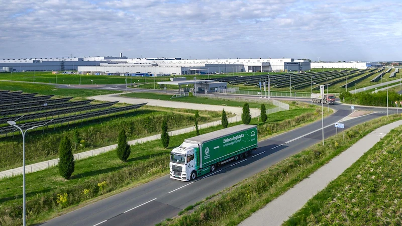 Volkswagen Poznań stawia na zieloną logistykę. Efekty: redukcja emisji CO2 i poziomu hałasu - 2.