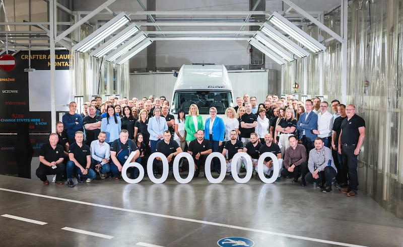 Made in Poland: 600-tysięczny Crafter z fabryki Volkswagena we Wrześni