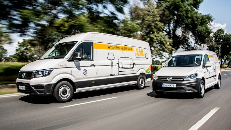 Volkswagen Samochody Dostawcze podsumowuje pilotażowy projekt wypożyczania samochodów dostawczych na minuty - 1.