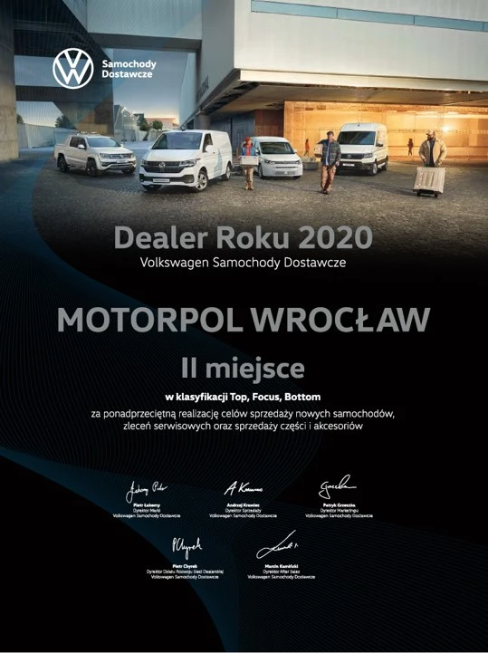 Rozstrzygnięcie konkursu „Dealer Roku 2020” marki Volkswagen Samochody Dostawcze - 2.
