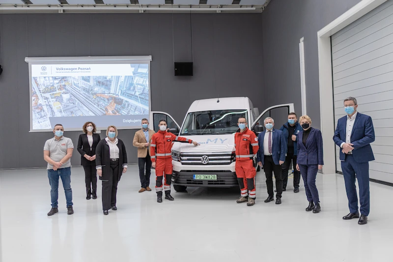Volkswagen Poznań przekazuje e-Craftera Grupie Ratownictwa PCK Poznań - 5.